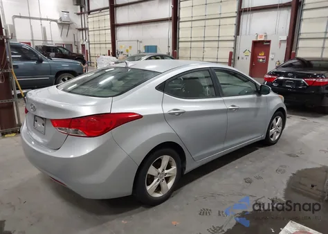 2012 Hyundai Elantra Gls из США, поврежденный, VIN 5NPDH4AE4CH094080
